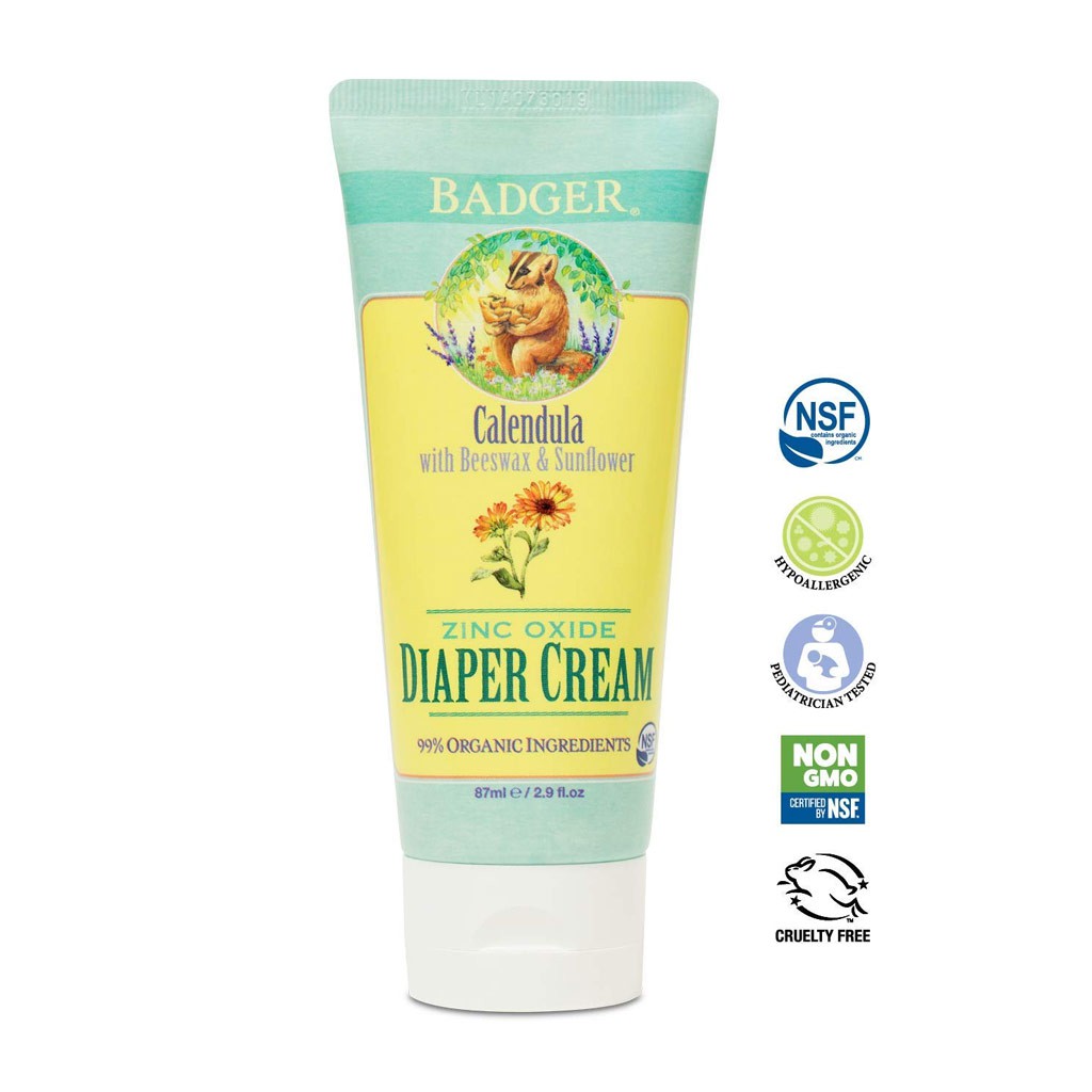 Kem chống hăm tã cho trẻ sơ sinh & em bé BADGER Diaper Cream – 87mL