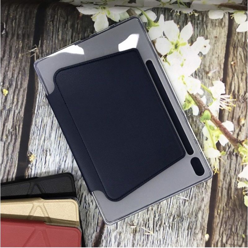 Bao da Onjess cho Samsung Galaxy Tab S8 plus/ S7 Plus/Tab S7 FE lưng silicon