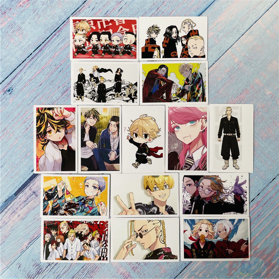 Set ảnh lomo TOKYO REVENGERS anime chibi manga KỊCH TRƯỜNG CỦA TAKEMICHI 30 tấm xinh xắn