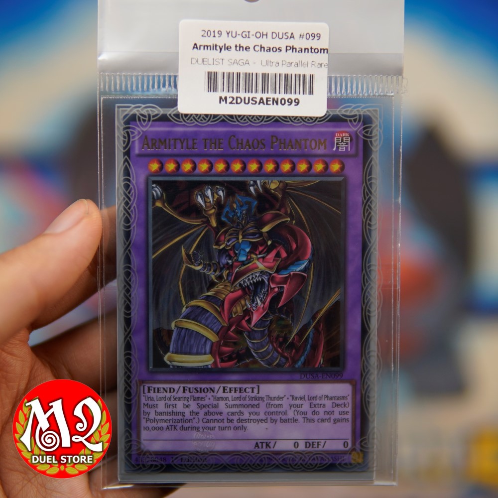 Thẻ bài Yugioh DUSA-EN099 Armityle the Chaos Phantom - Ultra Rare - lá bài Collector Pack của M2 DUEL Store