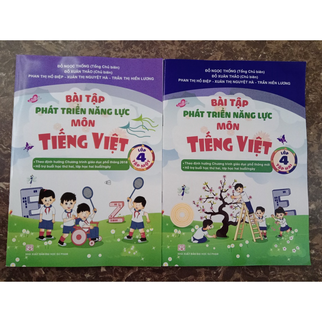 Sách - Combo Bài tập phát triển năng lực môn Tiếng Việt lớp 4 ( Theo chương trình GDPT 2018 )