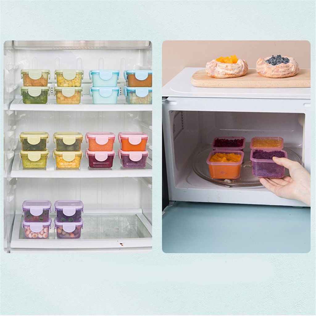 Hộp Đựng Gia Vị Bằng Nhựa Có Thể Hấp Thụ 1 Lần Cho Tủ Lạnh