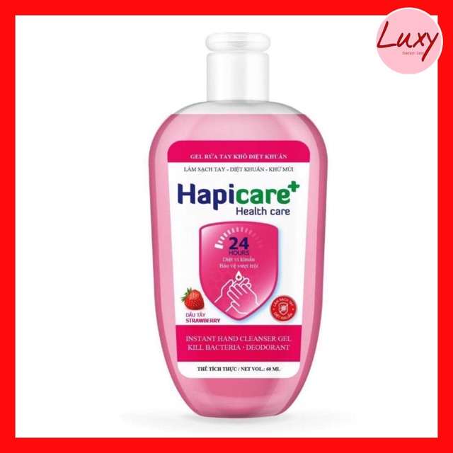 [Chính Hãng] Nước Rửa Tay Khô Hapicare 60ml Diệt Vi Khuẩn - Bảo Vệ Sức Khỏe