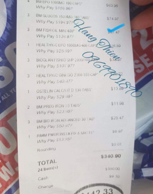 (Đủ bill) Blackmores Fish Oil Odourless 1000mg mini caps (Loại ĐÃ ĐƯỢC KHỬ MÙI) _ 400v | BigBuy360 - bigbuy360.vn