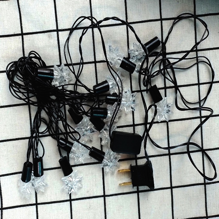 Dây đèn led đổi màu ngôi sao 7 cánh-dây đen 4m nhiều màu siêu đẹp mẫu mới 2022