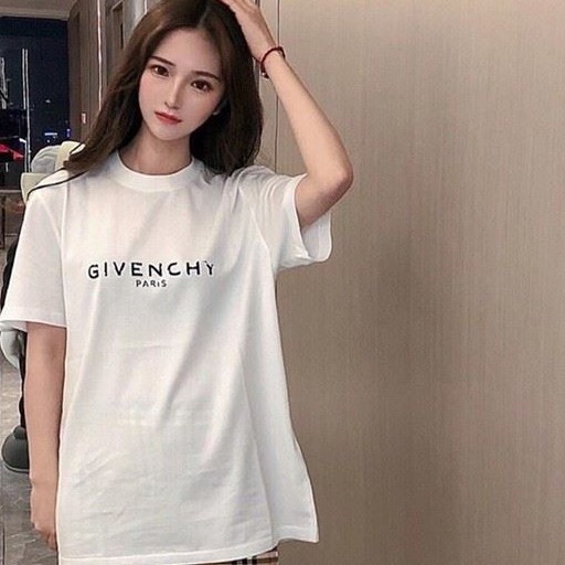 Givenchy Áo Thun Tay Ngắn Cổ Tròn In Chữ Givenchy Thời Trang Cho Nam Nữ