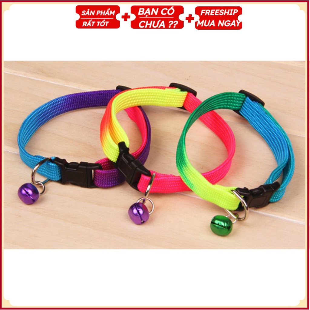 Đai Đeo Cổ Có Chuông Thú Cưng ( Màu Sắc Ngẫu Nhiên)