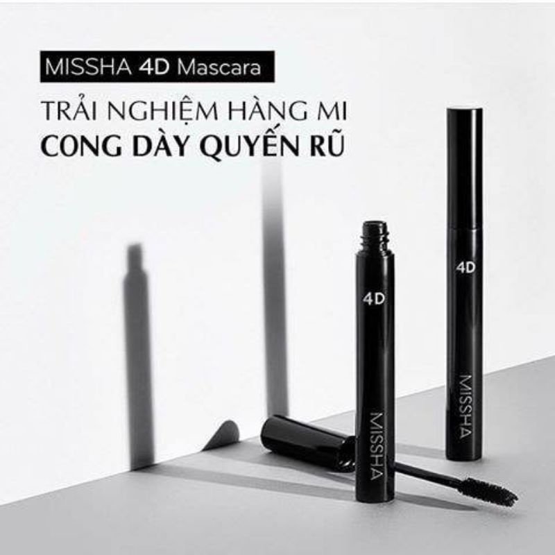 [Hàn quốc] Mascara Làm Dài Mi Quyến Rũ The style 4D Missha