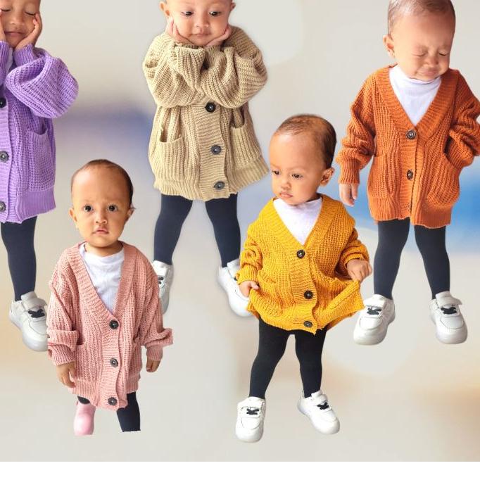 Áo Cardigan Dệt Kim Phối Hàng Nút Cho Bé 2-12 Tuổi | Cod 3.3 F⚡Bán Chạy Nhất Và Mới Nhất// (Vừa Vặn Lại Hôm Nay) / Mới Nhất 3.3 // Giá Rẻ Nhất