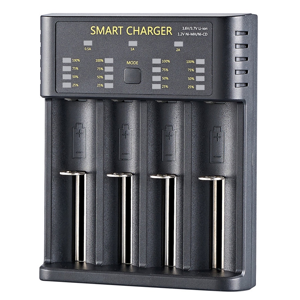 [CHOO] Battery Charger Smart 4 Slots Cell Charging Adapter 18650 Lithium Rechargeable Battery Charger