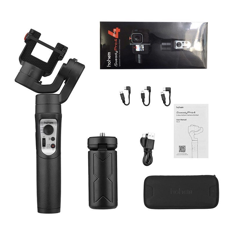 Hohem Isteady Pro 4 - Gimbal Thiết Kế Dành Cho GoPro Hero 11/10/9/8/7/6/5/4/3 Và Các Dòng Camera Action
