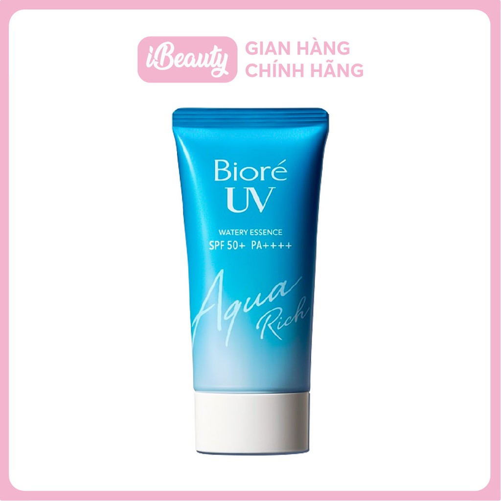 ESSENCE CHỐNG NẮNG BIORÉ MÀNG NƯỚC DƯỠNG ẨM DA 50G UV AQUA RICH WATERY ESSENCE SPF50+/PA++++