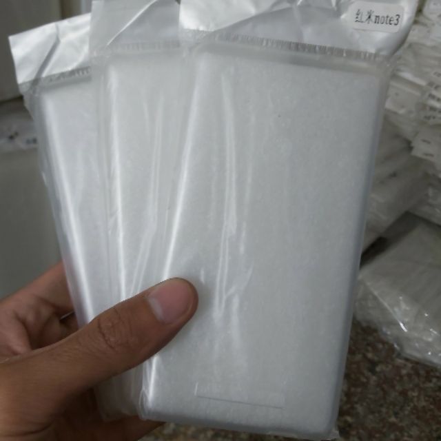 Combo 3 chiếc ốp lưng silicon xiaomi redmi note 3 trong suốt (tặng kính cường lực cao cấp)