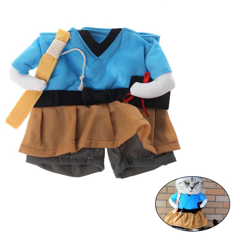 Vải May Mắn Hóa Trang Ngư Dân Halloween Cho Thú Cưng