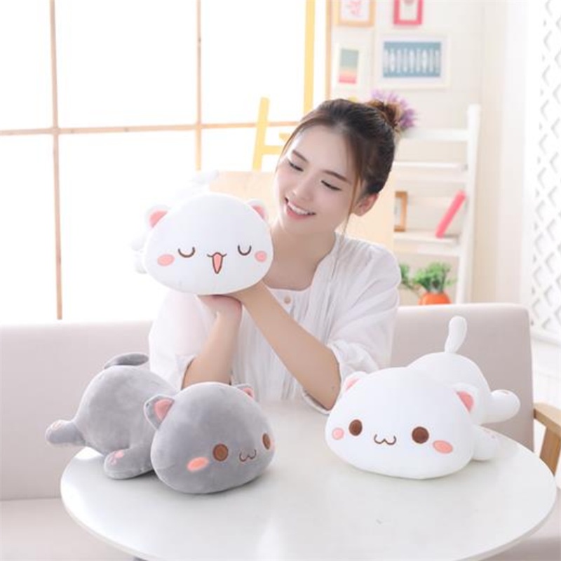 Gấu bông Mèo Nhồi Bông Đang Nằm Dễ Thương