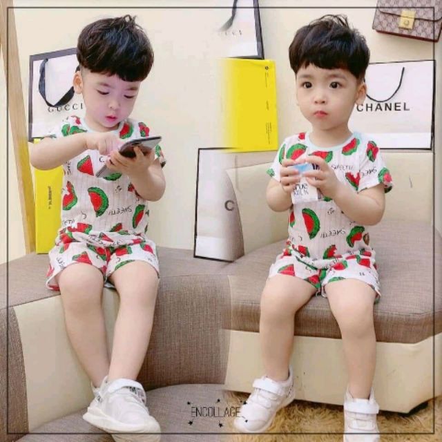 Bộ cotton giấy mẫu mới cao cấp cho bé