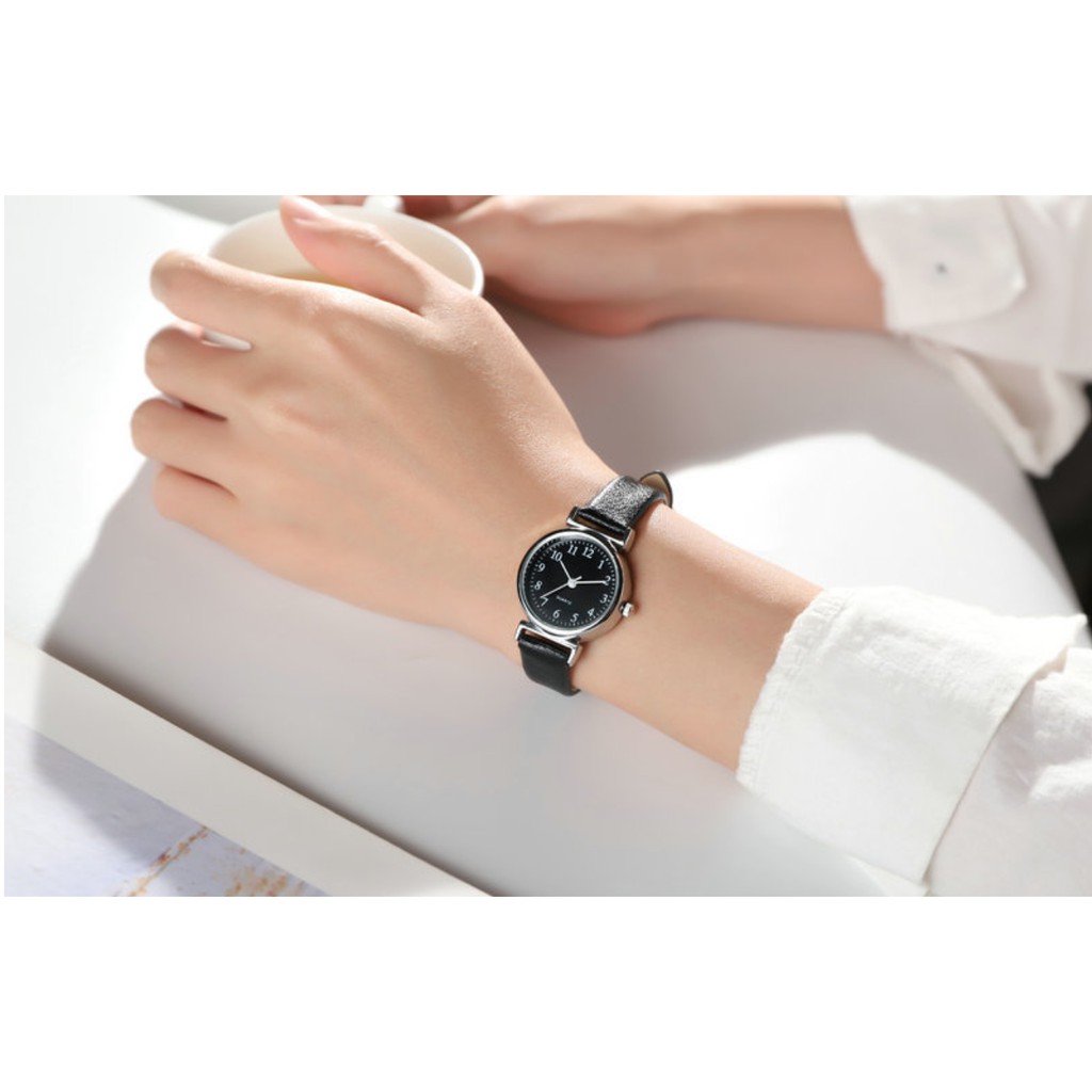 [Mã FAMARAL2 giảm 10K đơn 50K][GIÁ SỈ] ĐỒNG HỒ NỮ DÂY DA MẶT TRÒN HNWATCH905 ĐỘC LẠ XINH XẮN | BigBuy360 - bigbuy360.vn