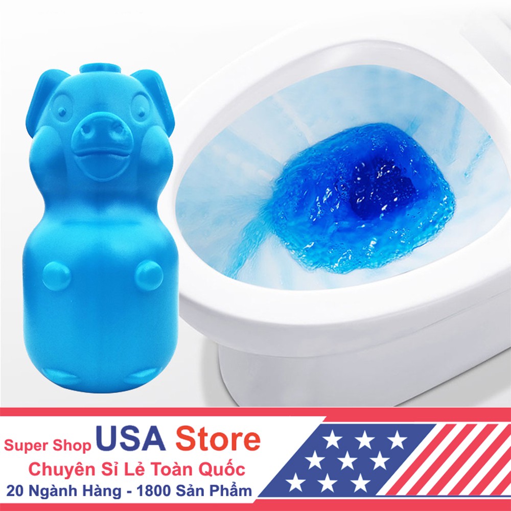 (Video Review) Lọ Thả Bồn Cầu Con HEO Khử Mùi - Diệt Khuẩn - Hiệu Quả Bằng 40 Viên Tẩy Bồn