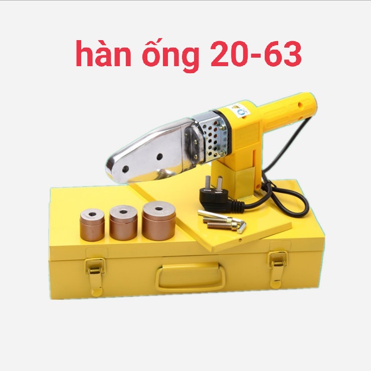 Máy Hàn Ống Nhiệt 20-63 chuyên dụng hàn nối các loại ống cấp nước sạch.