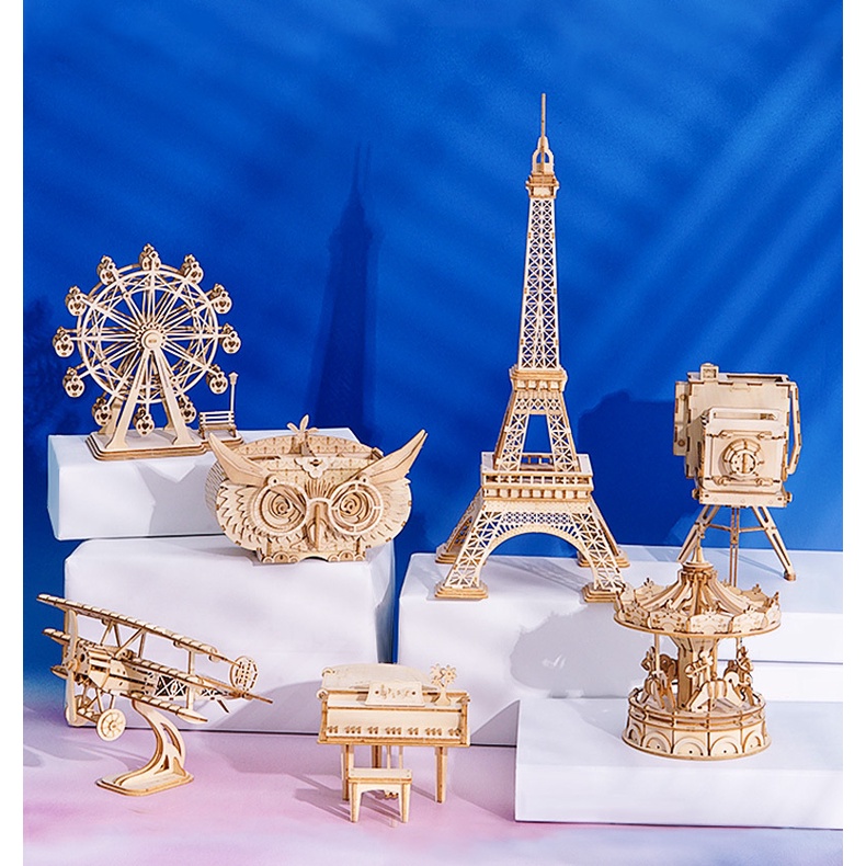 Đồ Chơi Lắp Ráp Mô Hình Lego Cổ Tích 3D Bằng Gỗ Làm Quà Tặng