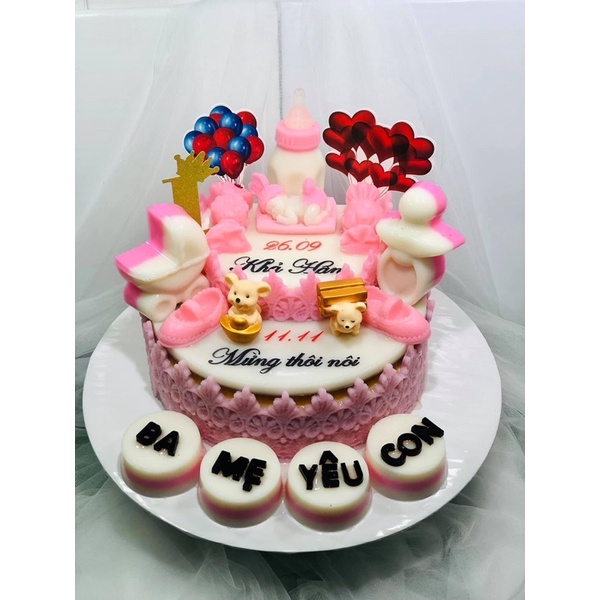 Khuôn Silicone Chủ Đề Em Bé Quần Áo Giày Dép Bình Bú Vớ