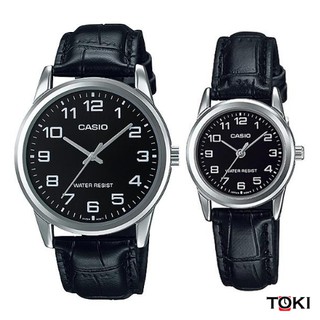 Đồng hồ đôi Casio MTP-V001L-1BUDF & LTP-V001L-1BUDF dây da