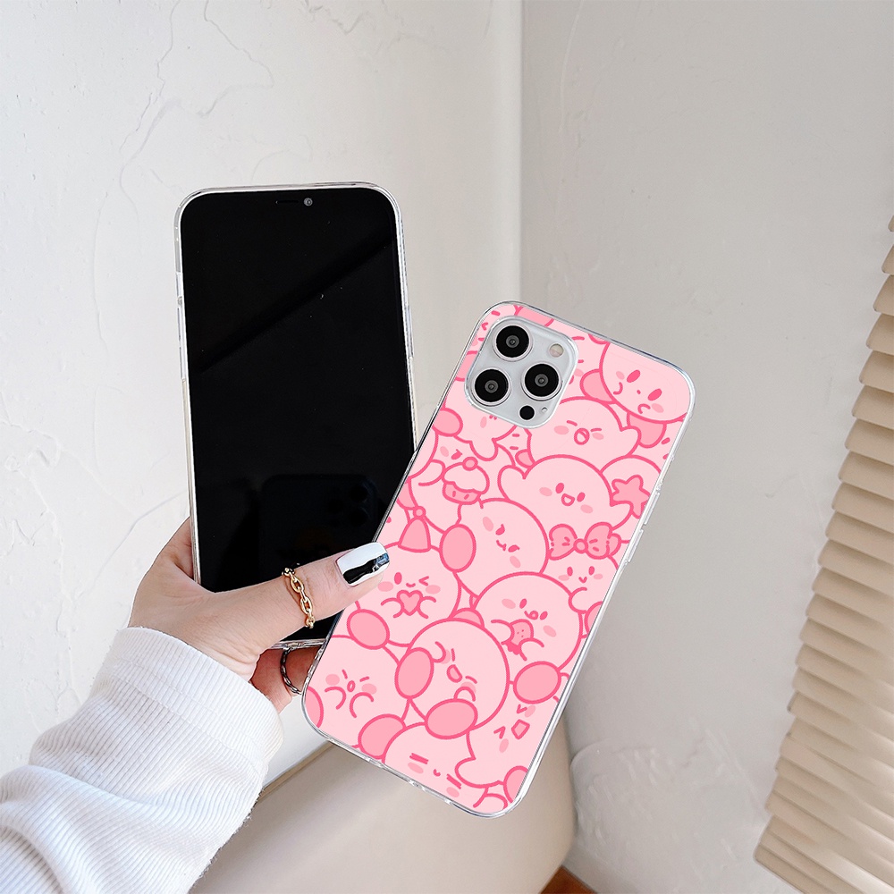 Ốp Điện Thoại Tpu Dẻo In Hình game Kirby Cho iPhone 11 12 13 pro max XS X XR XSMax 7 8 6 6s plus 5 4 SE 2020