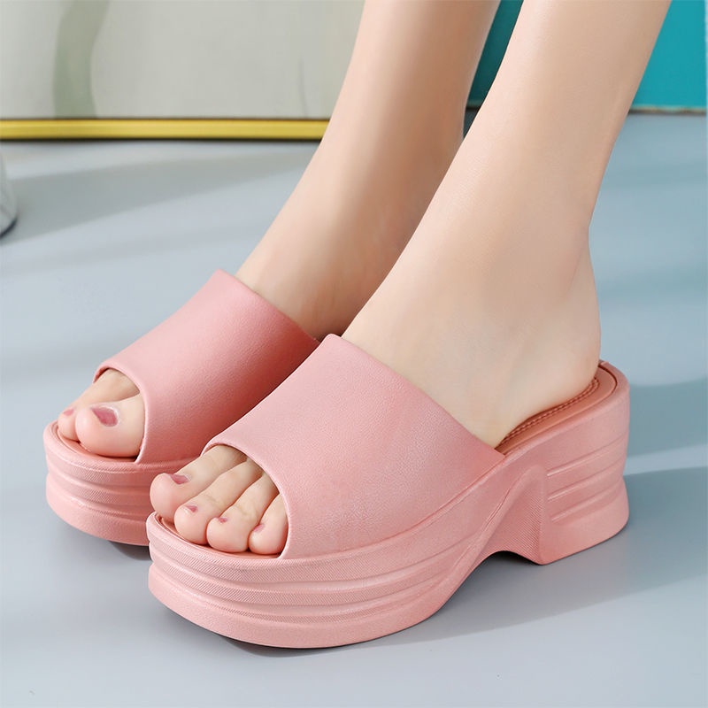 Dày cơ sở chống trượt mùa hè thời trang nữ dép