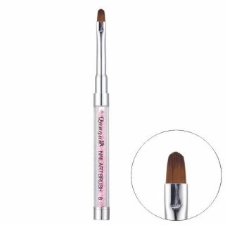 Cọ đầu tròn đắp gel loại thân kim cương hoa văn. Thương hiệu ququik cọ chất lượng.. đắp móng cực nhanh