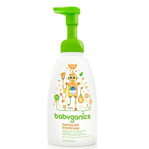 Nước rửa bình sữa Babyganics 473ml M138