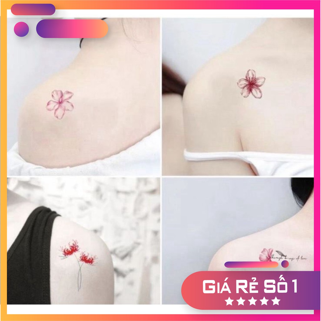 HOT Tờ Hình Xăm Dán Tattoo Xăm Nước Tha Thu-Giao mẫu ngẫu nhiên