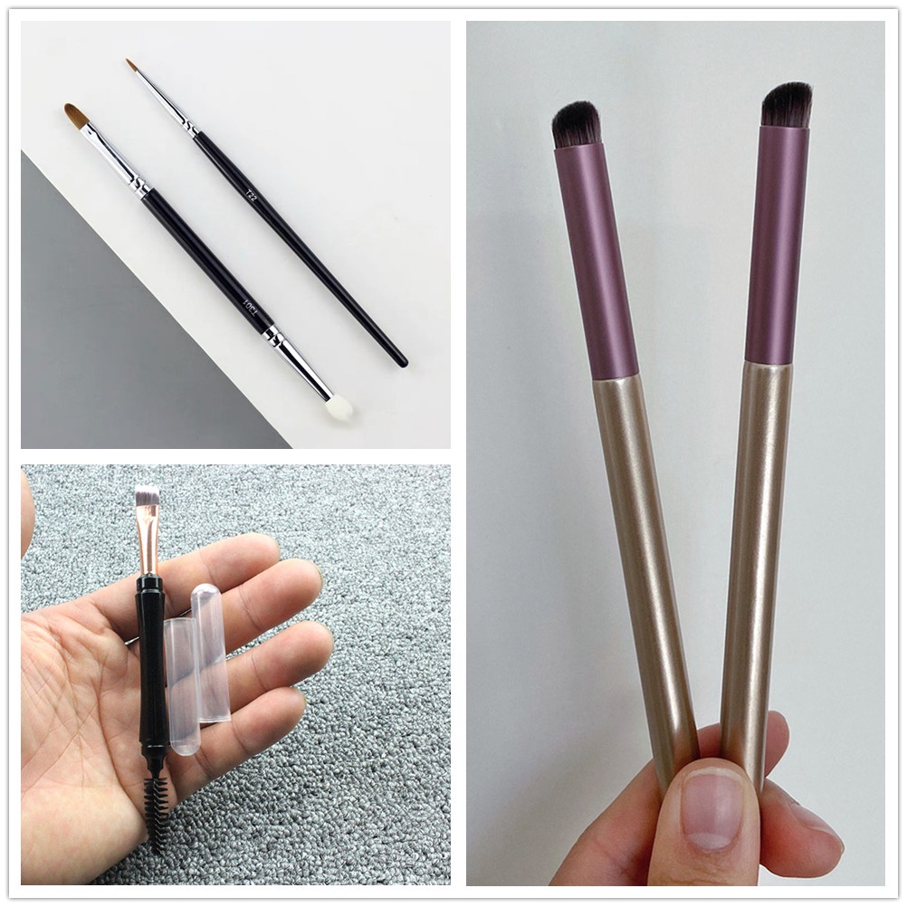 Cọ Trang Điểm Hai Đầu Tròn Dùng Chải Lông Mi/Lông Mày/Lông Mày Tiện Dụng