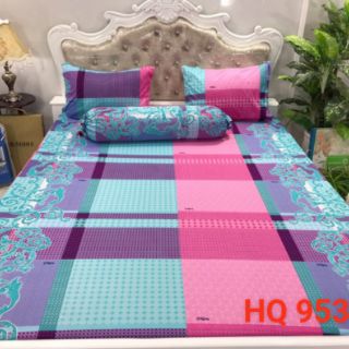 Bộ Drap Thun Hàn Quốc mát lạnh 4 món (Inbox nhiều mẫu lựa chọn)
