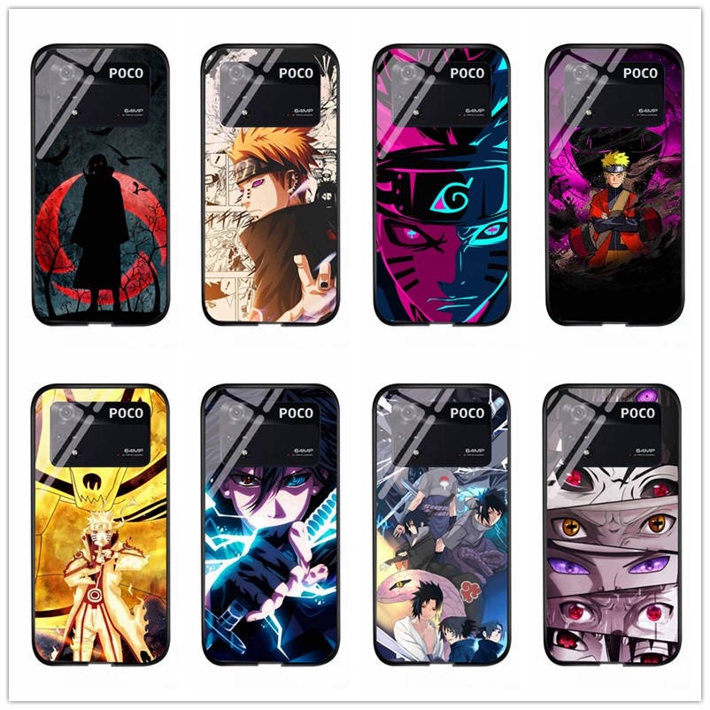Ốp Điện Thoại Kính Cường Lực Cứng Chống Sốc In Hình anime naruto Cho xiaomi poco x4 pro / poco x4 gt