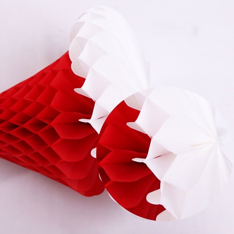 Lồng Đèn 20CM / 32.6CM Hình Nón Ông Già Noel / Giáng Sinh Dễ Thương Treo Trang Trí Nhà Cửa Tiệc Tùng L