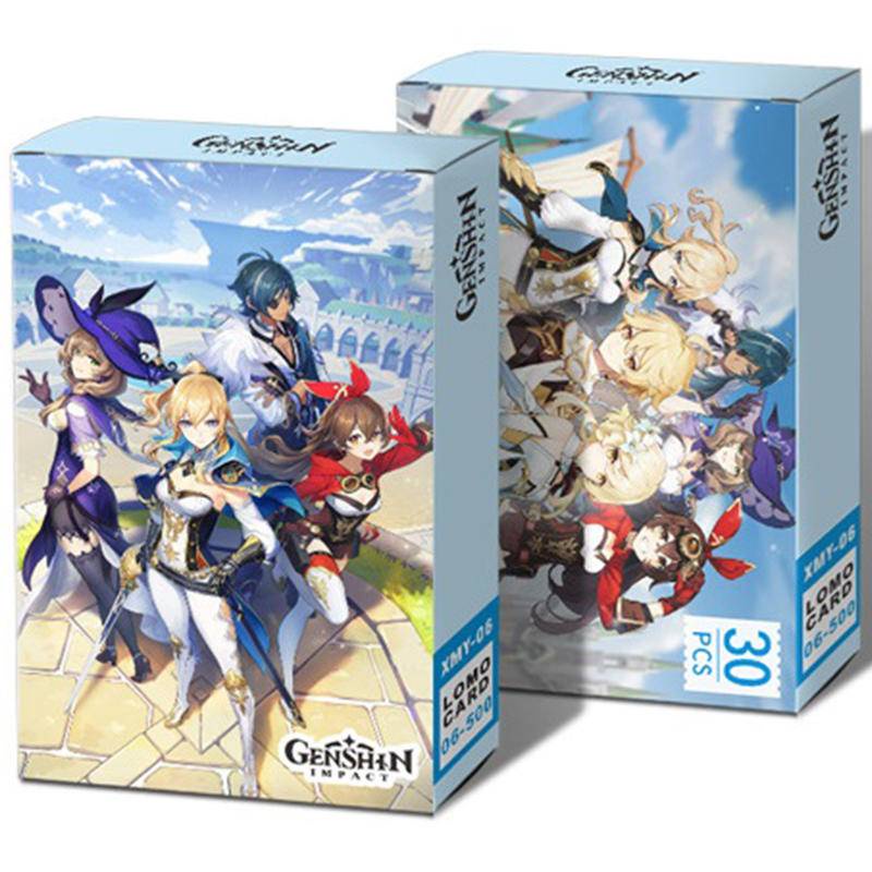 Thẻ Ảnh Lomo Game Genshin Impact Chất Lượng Cao 2022