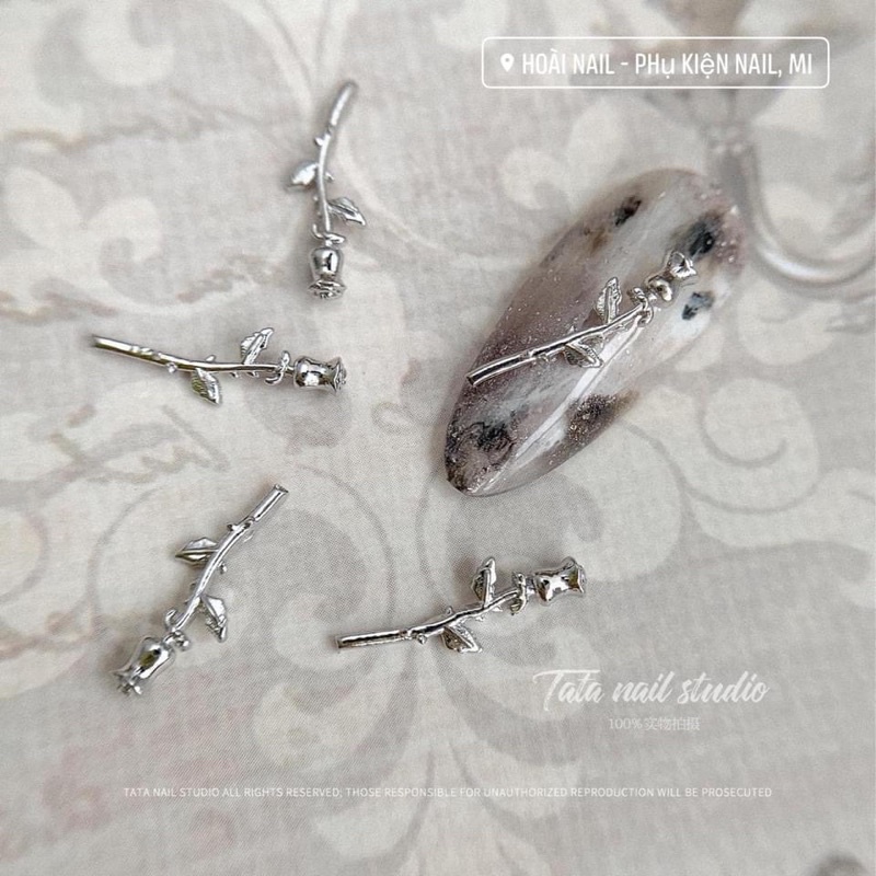 Charm hoa hồng xinh ( giá 10 chiếc)