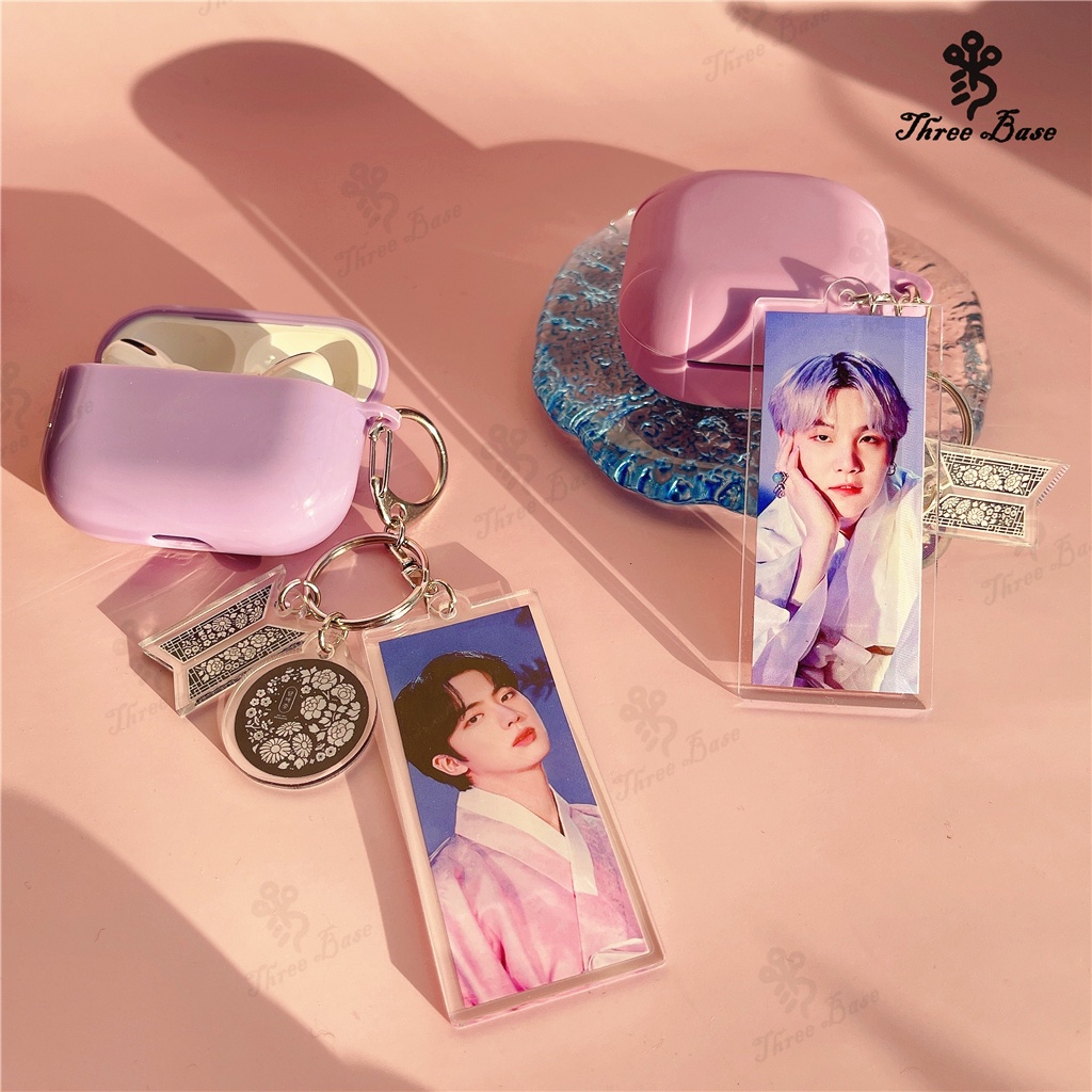 SAMSUNG Vỏ Bảo Vệ Hộp Sạc Tai nghe không dây airpods 3 gen 2 pro / 2 / pro / Móc Khóa Hình Tượng Phật Hàn Quốc