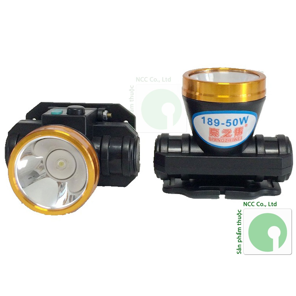 Đèn pin đội đầu 50w siêu ánh sáng phù hợp du lịch, đi câu, soi sửa chữa, đồng áng hoặc khi cúp điện - NDHS-5894-DDD50