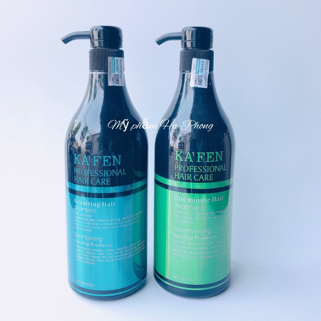 Dầu Gội Kaffen New Dầu Xả Kaffen New Mẫu Mới Phục Hồi Mềm Mượt Thơm Lâu Cặp 800ml