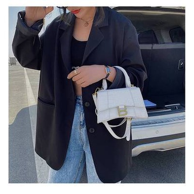 Túi kẹp nách, túi xách nữ thời trang đẹp da dập vân đi chơi cá tính phong cách Hàn Quốc HY217