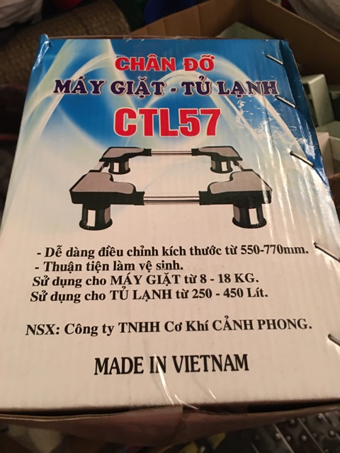 Chân Máy Giặt Tủ Lạnh Loại Lớn 55-77 Cm(Ship Hoả Tốc Nhanh)