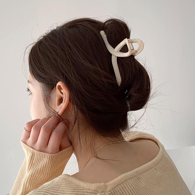 Kẹp Tóc Nhựa Hàm Cá Mập Cỡ Lớn Thời Trang Hàn Quốc Kiểu Dáng Thanh Lịch. - LADY