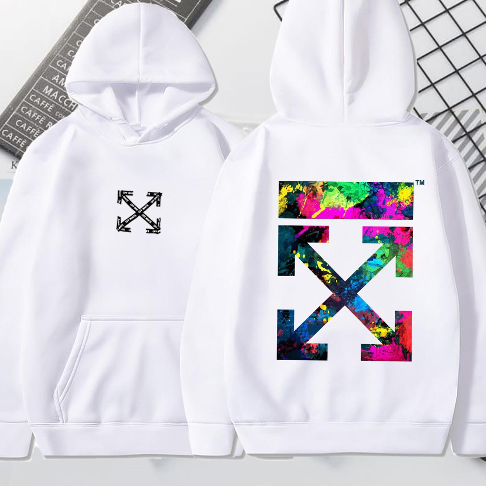 (hot) Áo khoác unisex- Áo hoodie off white nhiều màu cực chất, chất đẹp ấm áp FREESHIP có bigsize đến hơn 100kg