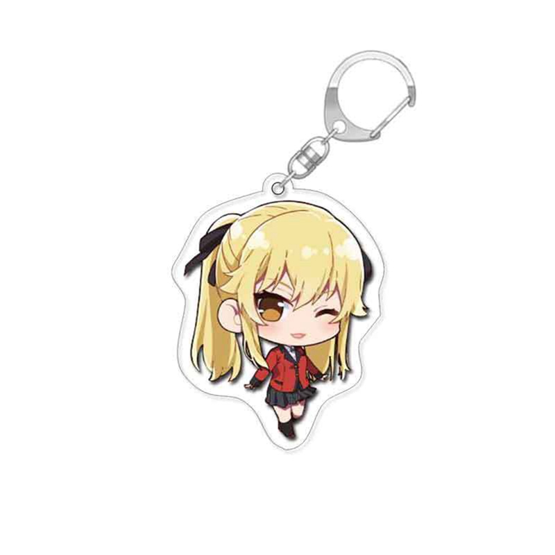 Móc Chìa Khóa 6cm Bằng Acrylic In Họa Tiết Hoạt Hình Kakegurui Jabami Yumeko Saotome Dễ Thương