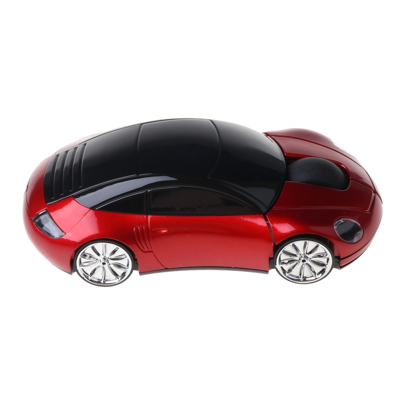 Chuột không dây 2.4G 1600DPI Hình Xe Hơi Có Đèn LED Chất Lượng Cao