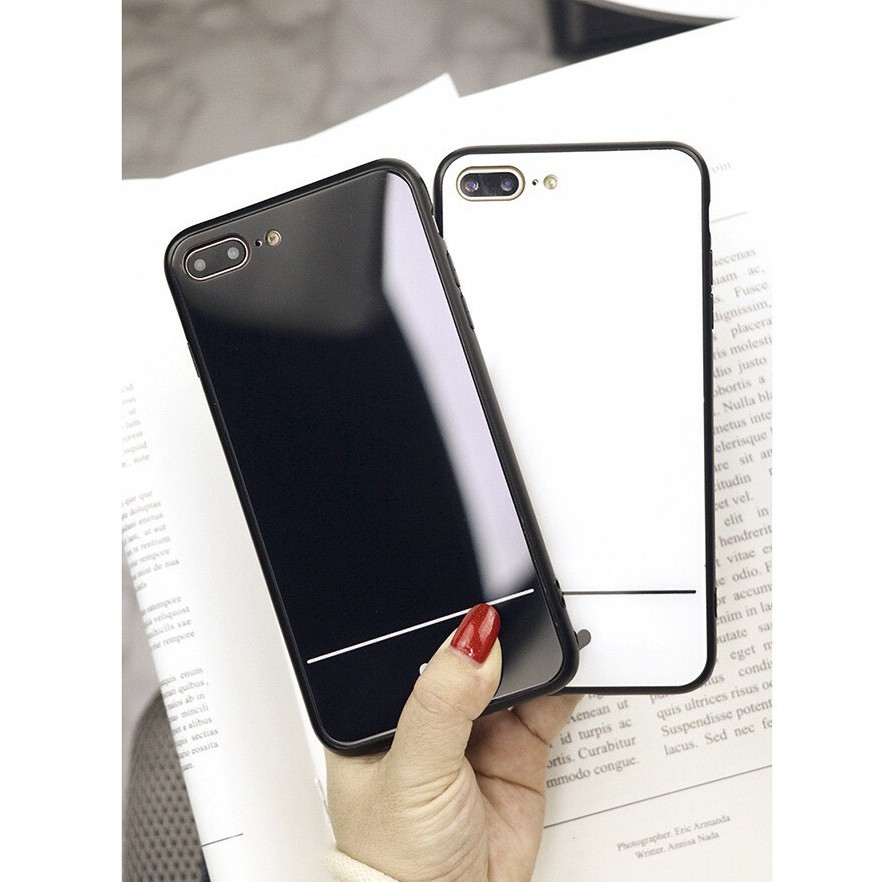 Ốp iphone kính hình heart cho iphone 6 s plus 7 8 plus Xr X s max 11 11 pro max 12 mini 12 pro max Se2