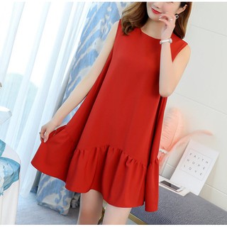 Đầm suông đuôi cá sát nách