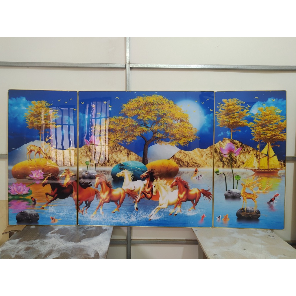 Tranh Tráng Gương 5D "Mã Đáo Thành Công"- mẫu mới nhẩt vừa cập nhật