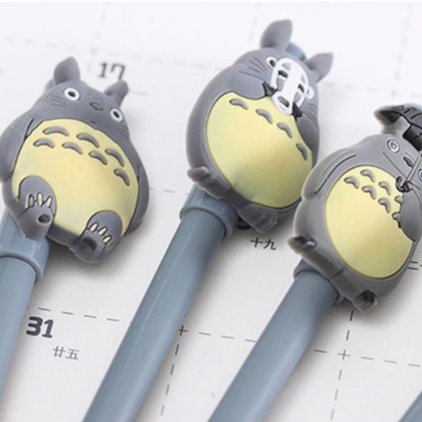 Bút nước Totoro, viết mực đen - bút gel nước mực đen   🍉Duashop🍉